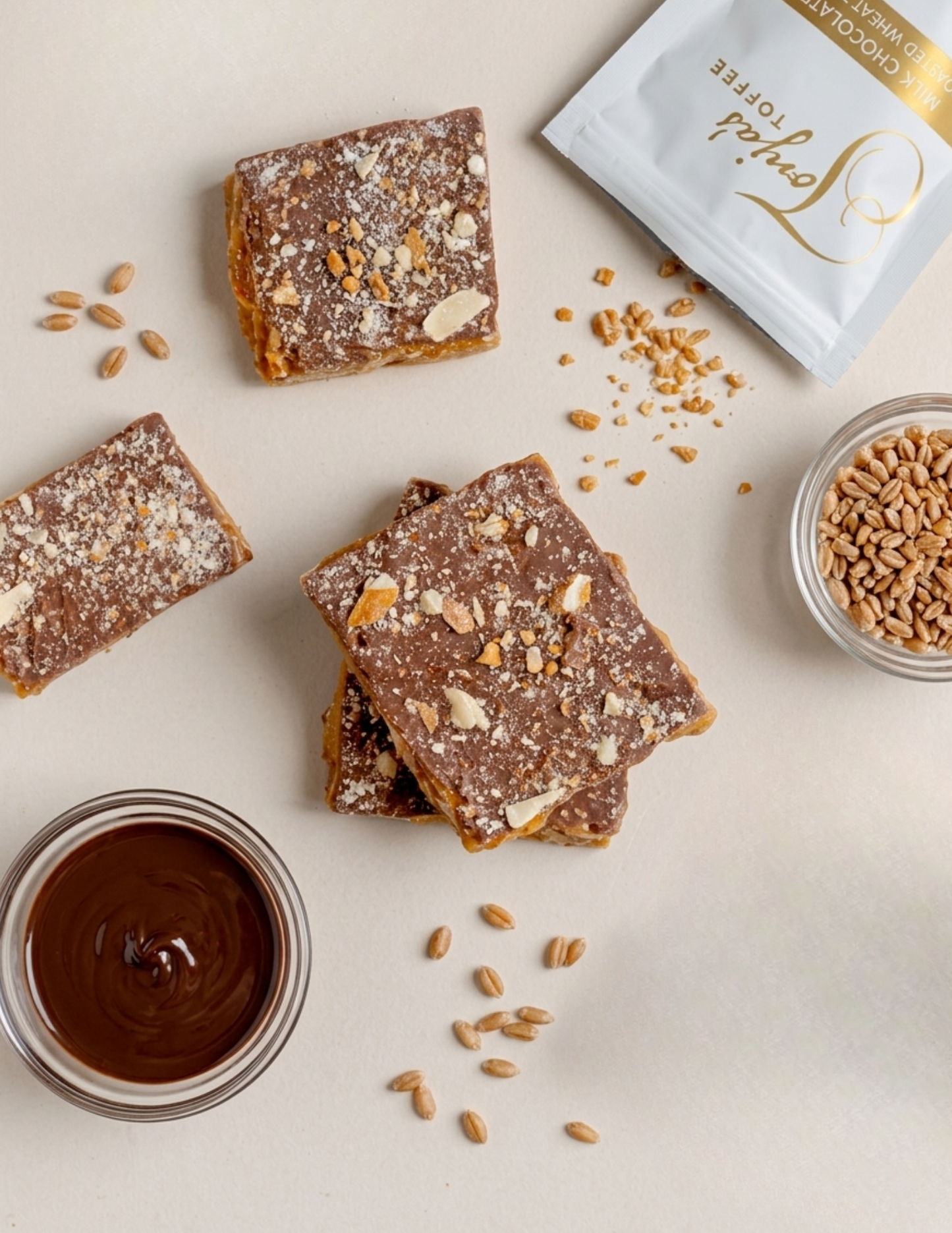 Milk Chocolate Roasted Wheat Toffee