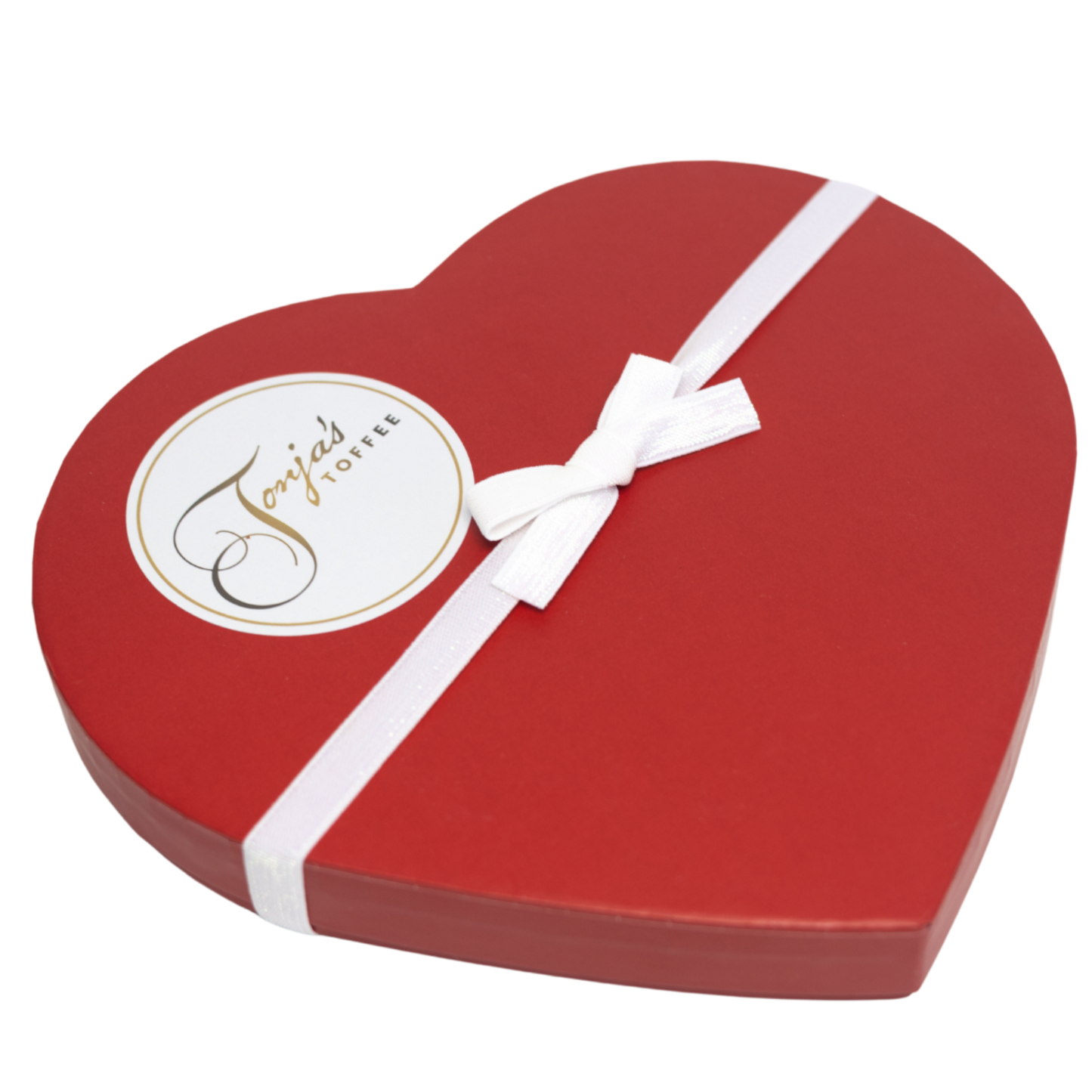 16oz Valentine's Heart Toffee Gift Box