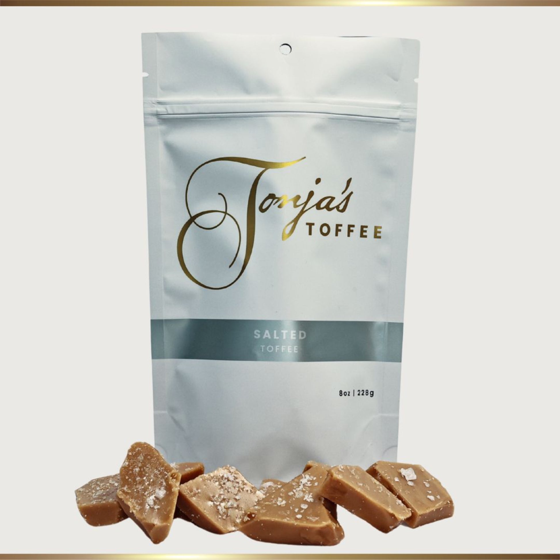 Salted Toffee - Gourmet toffee with a sweet & savory balance