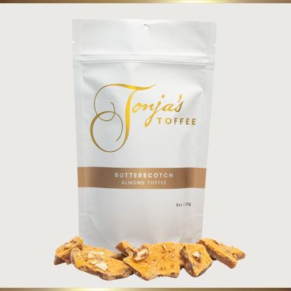 Butterscotch Almond Toffee - Gourmet toffee with almonds