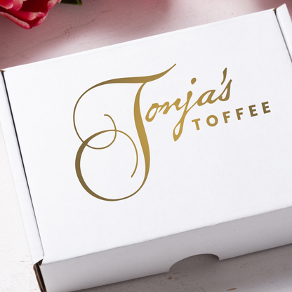Gift Box Trio with chocolate almond, dark chocolate toffee