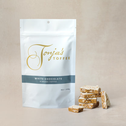 White Chocolate Almond Toffee