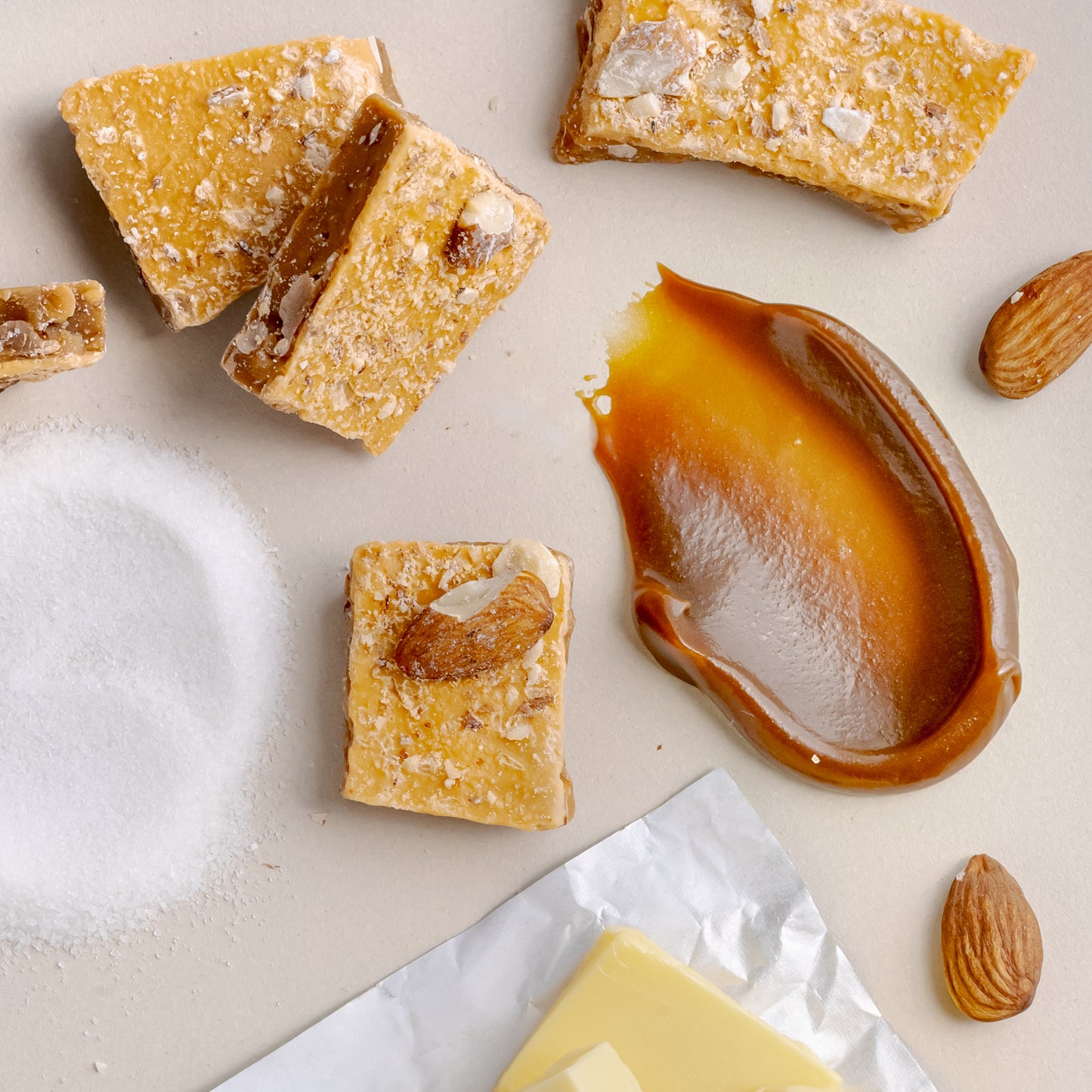 Butterscotch Almond Toffee