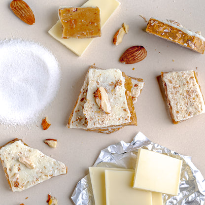 White Chocolate Almond Toffee